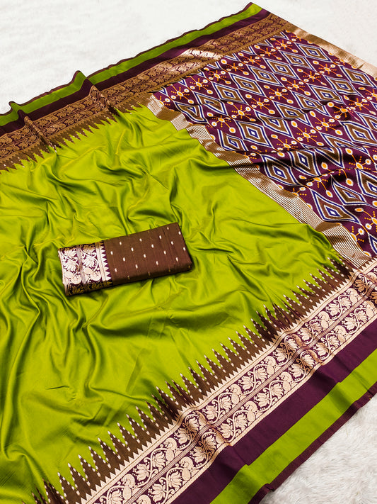 Classic Heritage Style Silk Saree