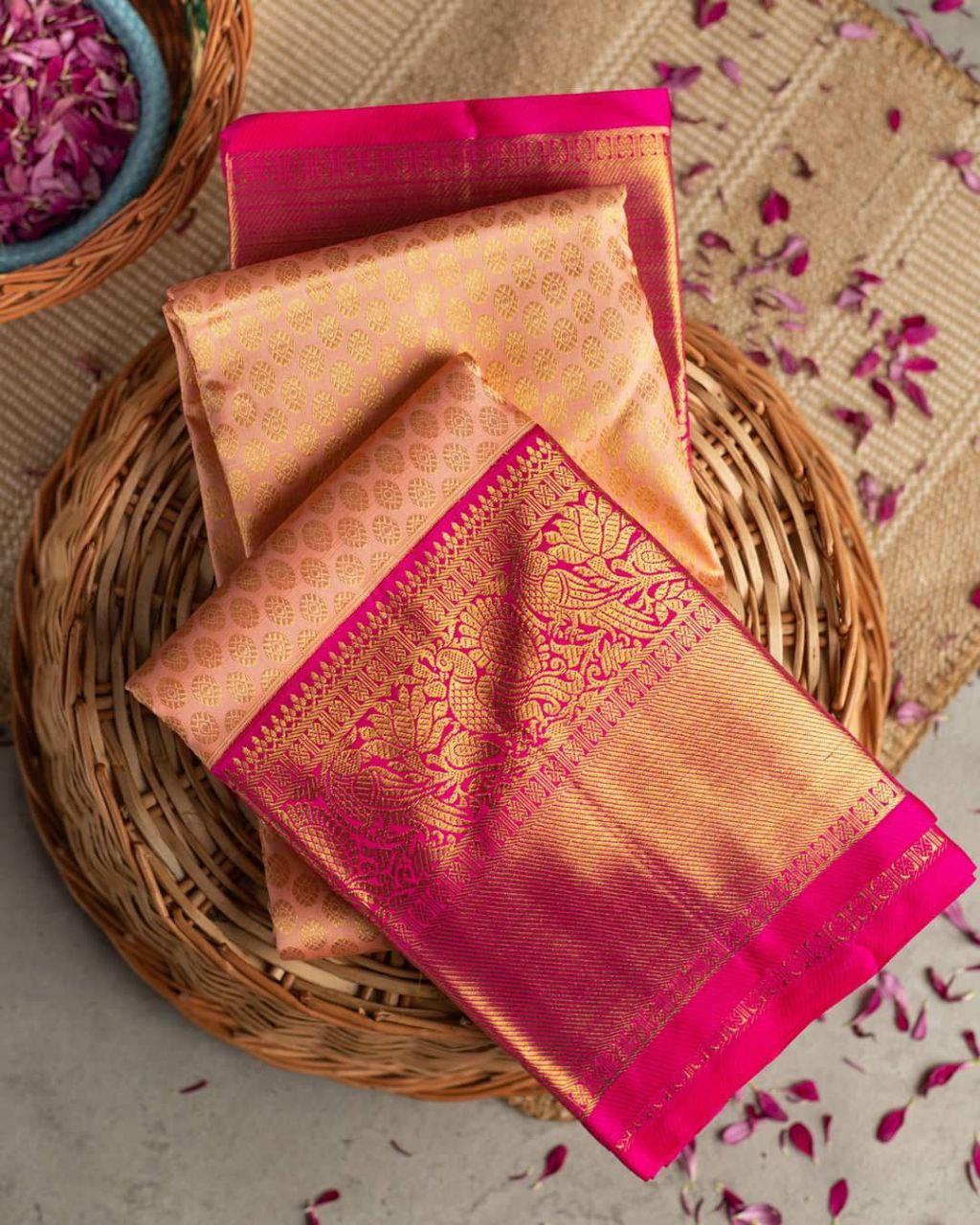 Valiba Pure heavy banarasi saree with rich pallu Latest Designer
